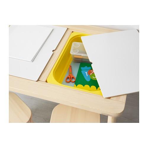 イケア（IKEA） FLISAT 子供用テーブル ナチュラル/ホワイト（302.984