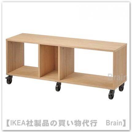 ｉｋｅａ イケア Ravaror ローヴァロール キャスター付きベンチ1x34 Cm オーク材突き板 Selectshop Brain 通販 Yahoo ショッピング