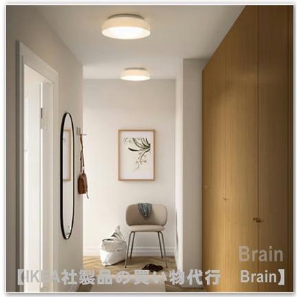 イケア（IKEA） KARRNOCKA/シェルノッカ シーリングランプ37 cm