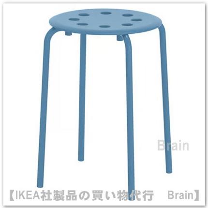 イケア（IKEA） MARIUS/マリウス スツール ブルー（306.052.39