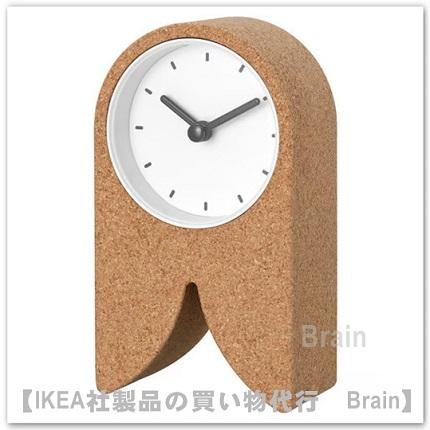 イケア（IKEA） FLODKRAFTA/フロードクレフタ 時計 コルク/ホワイト