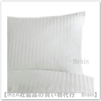 未使用 IKEA ナットヤスミン 掛け布団カバー＆枕カバー ホワイト
