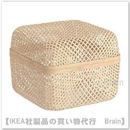 ｉｋｅａ イケア Smarra スマッラ ふた付きボックス30x30x23 Cm ナチュラル Selectshop Brain 通販 Yahoo ショッピング