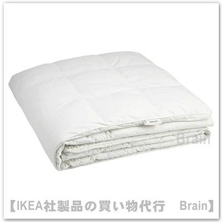 イケア（IKEA） FJALLHAVRE 掛けふとん/やや厚手200×200cm ダウン