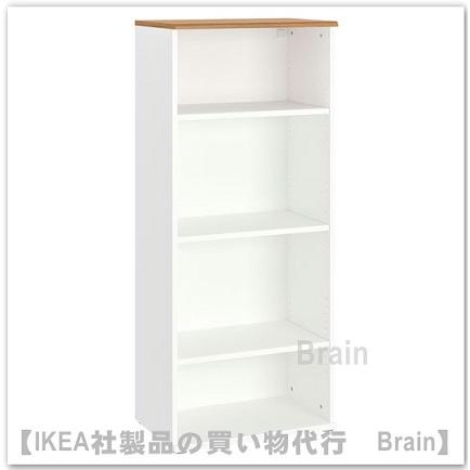 イケア（IKEA） SKRUVBY/スクルーヴビー 本棚60x140 cm ホワイト
