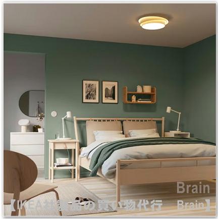 イケア（IKEA） NOSUND/ノースンド シーリングランプ44 cm バーチ