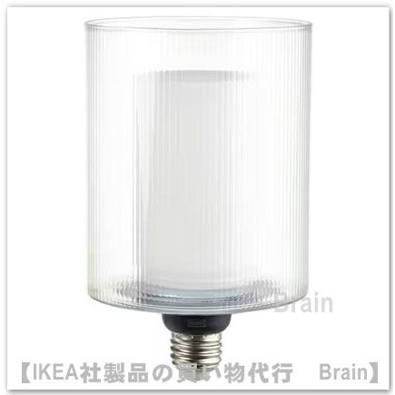 IKEA MOLNART モールナルト MOLNART モールナルト LED電球 E26 150ルーメン, 球形 ブラウン