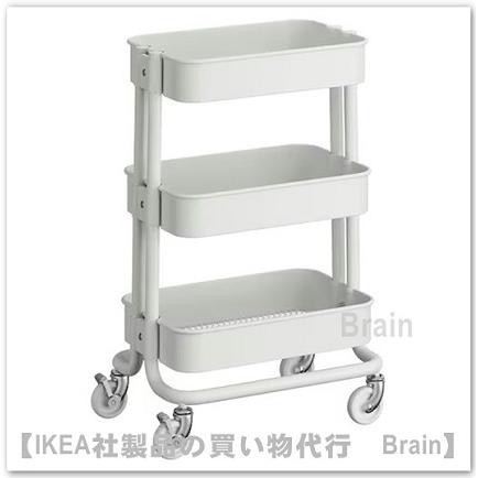 廃盤品✨組み立てた状態でも発送します。イケアRASKOG ロースコグ イケア（IKEA） RASKOG/ロースコグ ワゴン28x38x61 cm ホワイト