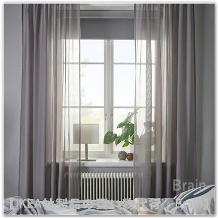 イケア（IKEA） STENFRO/ステンフロー レースカーテン1組145x250 cm