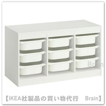 イケア（IKEA） TROFAST/トロファスト 収納コンビネーション99x44x56