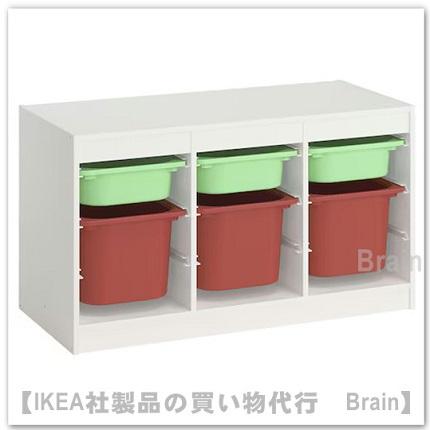 イケア（IKEA） TROFAST/トロファスト 収納コンビネーション99x44x56