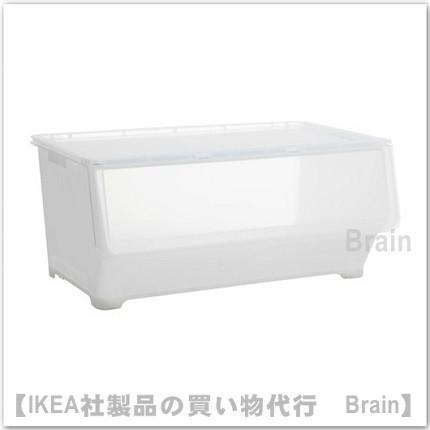 イケア IKEA/イケア FIRRA ふた付きボックス67x42x31 cm 半 イケア IKEA/イケア FIRRA ふた付きボックス67x42x31 cm 半