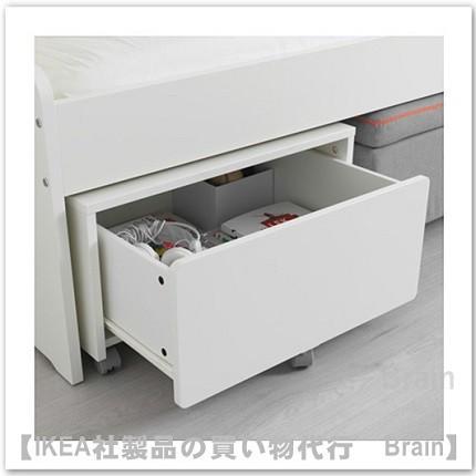 イケア（IKEA） SLAKT 収納ボックス キャスター付き62x62x36 cm