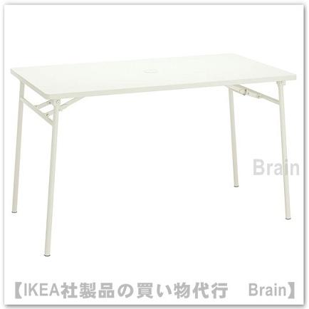 ｉｋｅａ イケア Torparo トルパロー 折りたたみテーブル屋外用130x74 Cm ホワイト Selectshop Brain 通販 Yahoo ショッピング