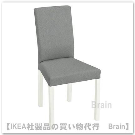 イケア（IKEA） KATTIL/シェッティル チェア ホワイト/クニーサ ライト