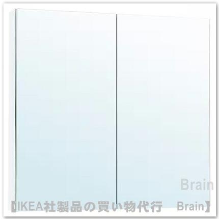 イケア（IKEA） LETTAN/レッタン ミラーキャビネット 扉付き100x15x95