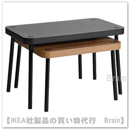 イケア IKEA/イケア SONHULT/ソンフルト ネストテーブル2点 イケア IKEA/イケア SONHULT/ソンフルト ネストテーブル2点