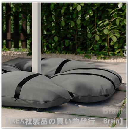 イケア（IKEA） IGGON/イッゴーン パラソル土台/サンドバッグ付き96x96