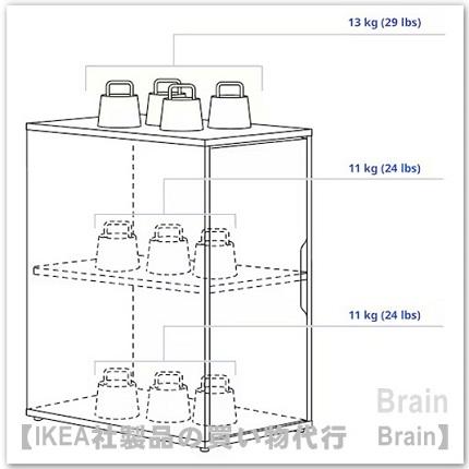 ＩＫＥＡ/イケア　ALEX/アレクス　収納ユニット36x70 cm　ダークグレー(505.888.99/50588899)_2