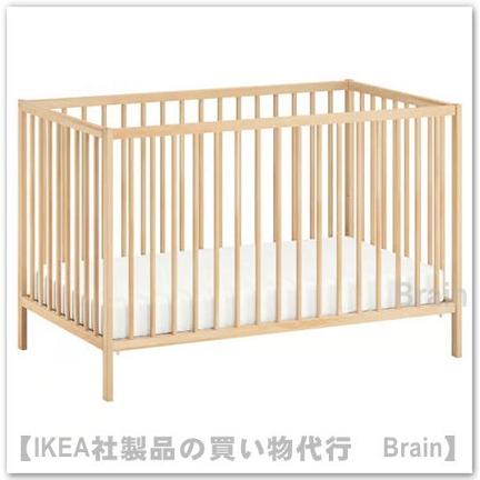 イケア（IKEA） SNIGLAR/スニーグラル ベビーベッド バーチ（506.106
