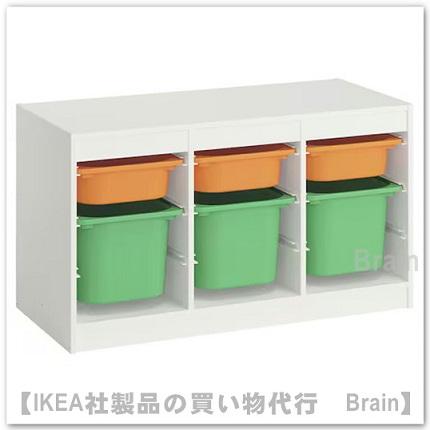 イケア（IKEA） TROFAST/トロファスト 収納コンビネーション99x44x56