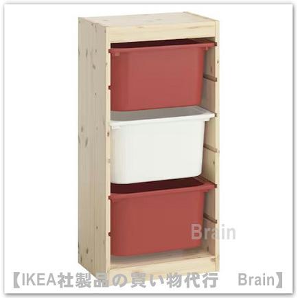 イケア（IKEA） TROFAST/トロファスト 収納コンビネーション44x30x91