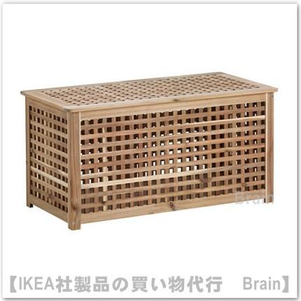 イケア（IKEA） HOL 収納テーブル アカシア材（703.530.22/70353022