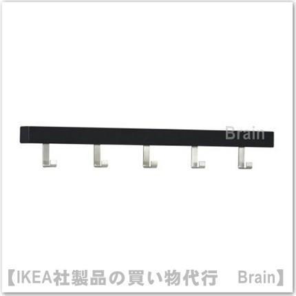 イケア（IKEA） TJUSIG ハンガー 扉/ 壁用 ブラック（602.426.66