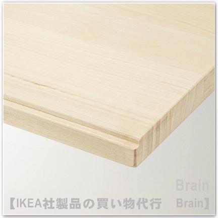 イケア（IKEA） TRANHULT/トランフルト 棚板80x20 cm アスペン
