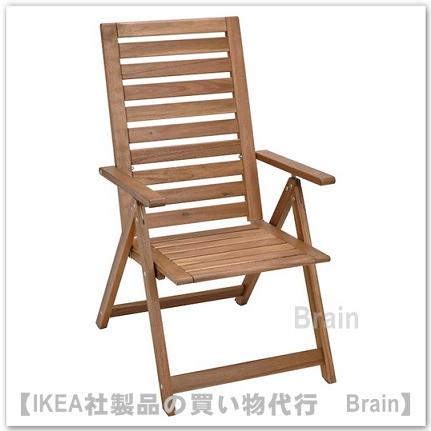 ikea ネッマローリクライニング 折りたたみチェア クッション付き 2脚セット ikea ネッマローリクライニング 折りたたみチェア クッション付き 2脚