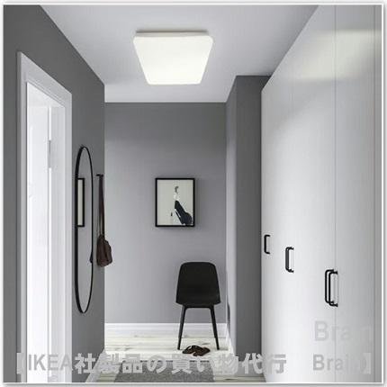 イケア（IKEA） JETSTROM/イェトストローム LED天井照明パネル