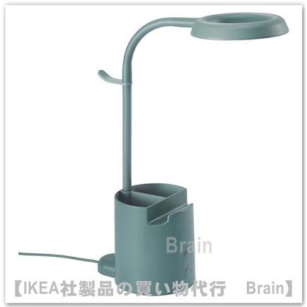 イケア（IKEA） BRUNBAGE/ブルンボーゲ LEDワークランプ収納付き/調光