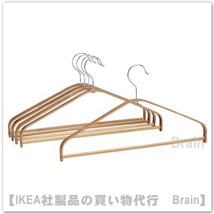 イケア（IKEA） HOSVANS/ホースヴァンス ハンガー5個セット 竹