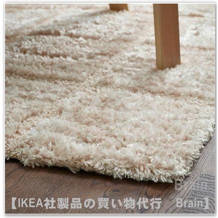 イケア（IKEA） GEOLOG/イェオログ シャギーラグ160x230 cm オフ