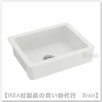 ＩＫＥＡ　イケア　HAVSEN　ホワイト（692.537.21）　シンクボウルエプロンフロント62x48　cm