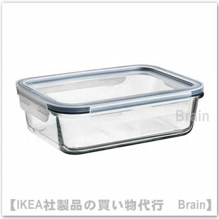 その他 IKEA stocksund イケア（IKEA） IKEA 365+ 保存容器 ふた付き21x15x7cm ガラス