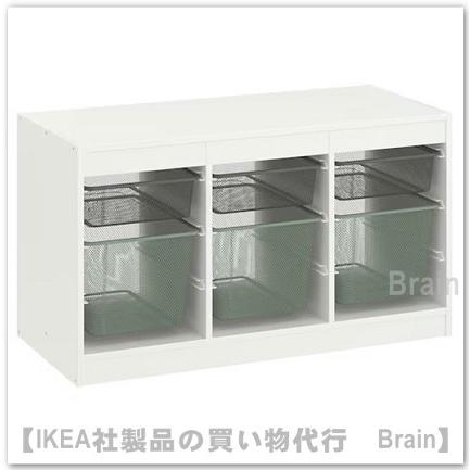 イケア（IKEA） TROFAST/トロファスト 収納コンビネーション99x44x56