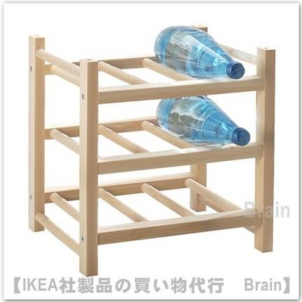 ｉｋｅａ イケア Hutten ワインラック9本用 無垢材 Selectshop Brainイケア製品専門店 通販 Yahoo ショッピング
