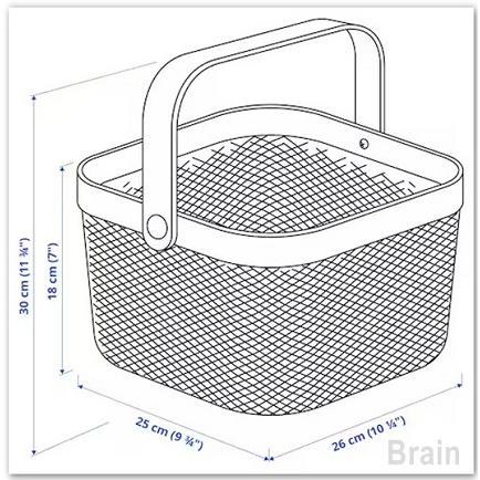 イケア IKEA/イケア RISATORP/リーサトルプ バスケット イケア IKEA/イケア RISATORP/リーサトルプ バスケット