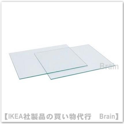 ｉｋｅａ イケア Kallax カラックス ガラス製棚板33x38 Cm 2枚セット ガラス Selectshop Brain 通販 Yahoo ショッピング