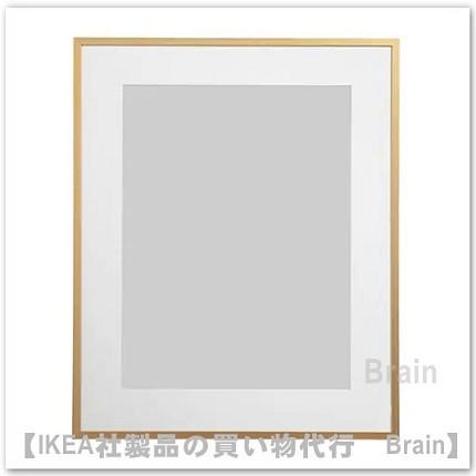 イケア（IKEA） LOMVIKEN フレーム/40×50cm ゴールドカラー（704.194