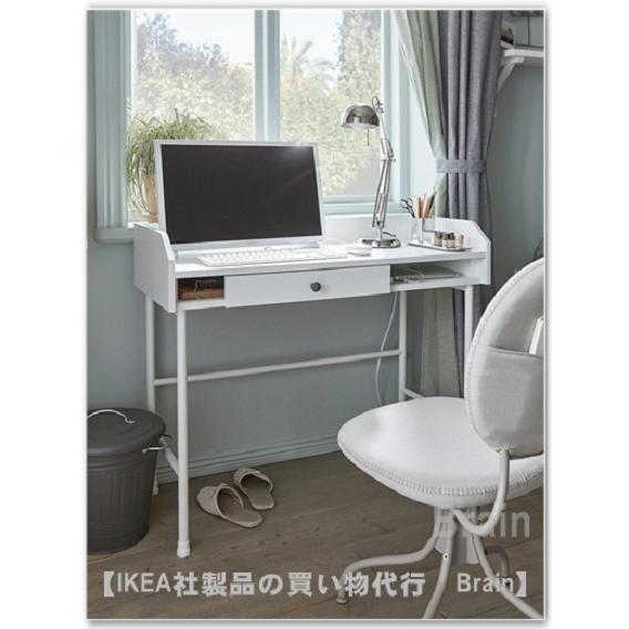 イケア IKEA/イケア HAUGA/ハウガ デスク100x84 cm ホワイト イケア IKEA/イケア HAUGA/ハウガ デスク100x84 cm ホワイト