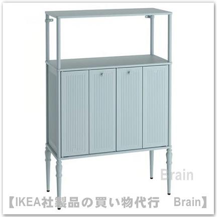 SÅGMÄSTARE ソーグメスタレライトグレー83x36x128IKEAイケア イケア（IKEA） SAGMASTARE/ソーグメスタレ キャビネット83x36x128 cm