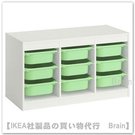 イケア（IKEA） TROFAST/トロファスト 収納コンビネーション99x44x56