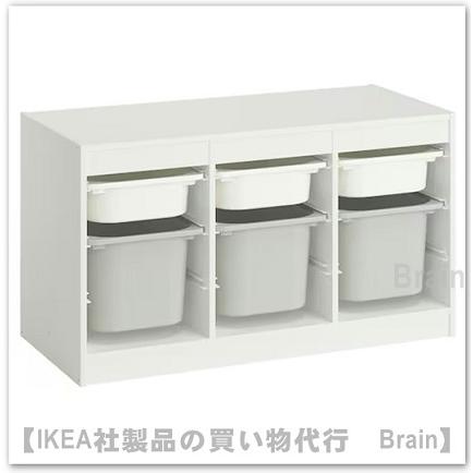 イケア（IKEA） TROFAST/トロファスト 収納コンビネーション99x44x56