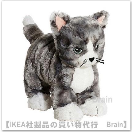 イケア（IKEA） LILLEPLUTT ソフトトイ26cm ネコ（802.604.52/80260452