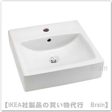 ＩＫＥＡ　イケア　TORNVIKEN　ホワイト（802.936.12）　カウンタートップ用洗面ボウル45x45　cm