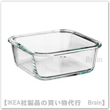 ＩＫＥＡ/イケア　IKEA 365+　保存容器15x15x6cm　ガラス（803.592.07）｜shop-brain