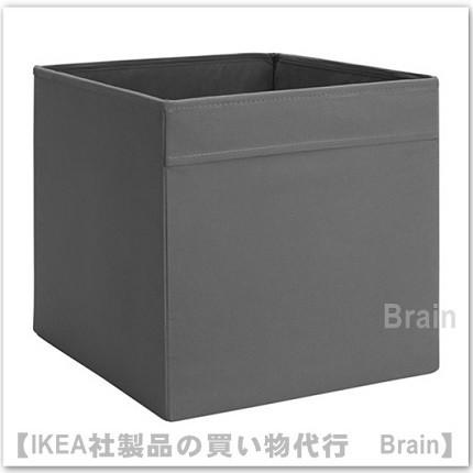 ＩＫＥＡ/イケア　DRONA　ボックス33x38x33 cm　ダークグレー（204.439.78/20443978）｜shop-brain