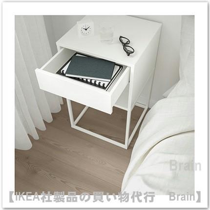 イケア（IKEA） VIKHAMMER/ヴィークハムメル サイドテーブル40x39 cm